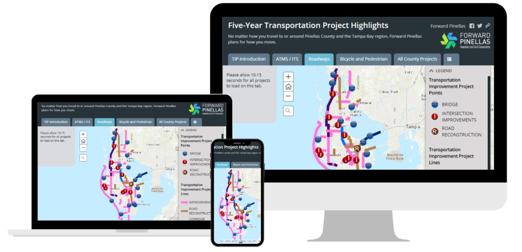 Interactive Transportation Improvement Project Highlights